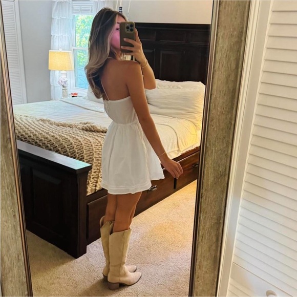 Embroidery mini dress - Picture 3 of 9